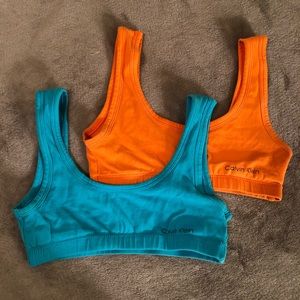 2 Calvin Klein kids Sports Bras